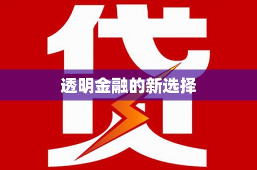 思茅透明金融的新选择