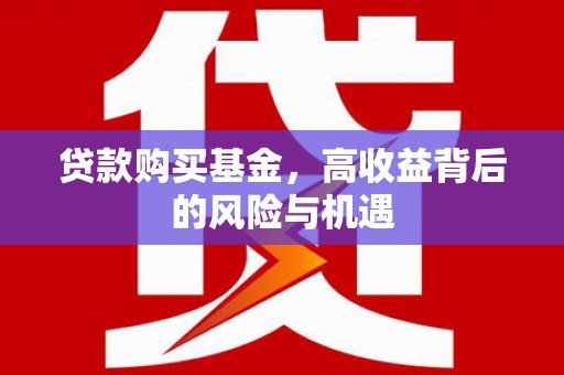 思茅贷款购买基金，高收益背后的风险与机遇