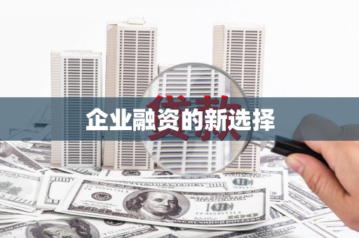 思茅企业融资的新选择