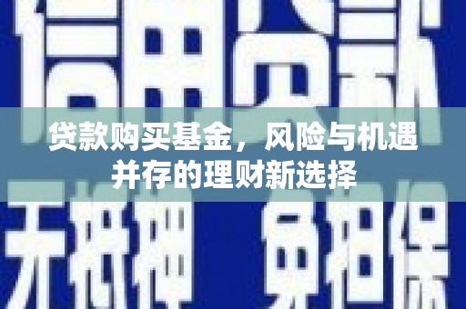 思茅贷款购买基金，风险与机遇并存的理财新选择