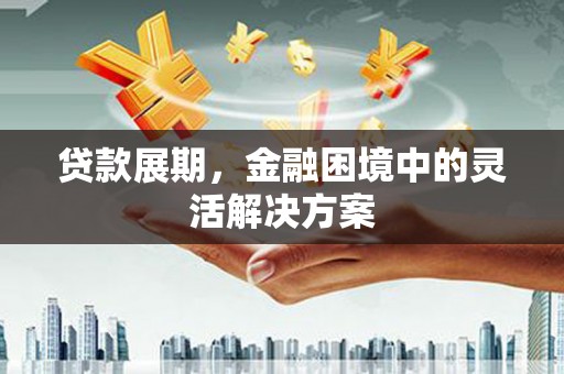 思茅贷款展期，金融困境中的灵活解决方案