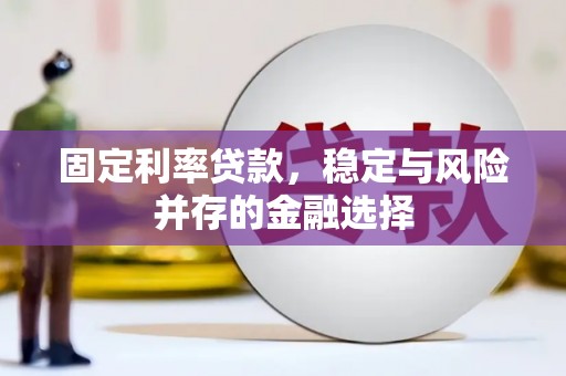 思茅固定利率贷款，稳定与风险并存的金融选择