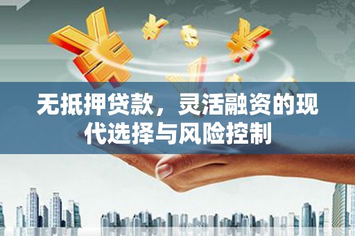 思茅无抵押贷款，灵活融资的现代选择与风险控制