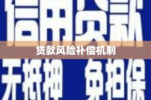 思茅贷款风险补偿机制