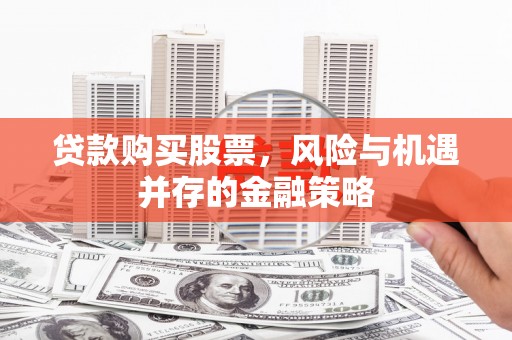 思茅贷款购买股票，风险与机遇并存的金融策略