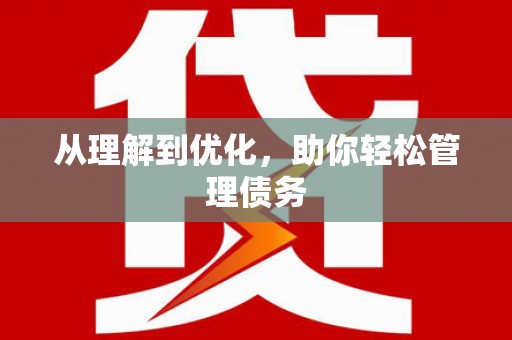 思茅从理解到优化，助你轻松管理债务