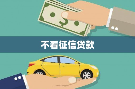 思茅不看征信贷款